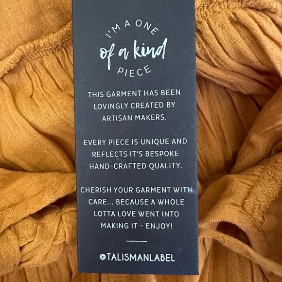 NWT Talisman Hand-Made Frederick Top - Picture 4 of 4